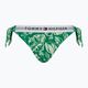 Tommy Hilfiger - Slip bikini con laccetti laterali - Stampa vintage tropicale verde olimpico