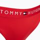Tommy Hilfiger Costume da bagno sfacciato con laccetti laterali, fondo rosso 3