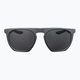 Occhiali da sole con lenti polarizzate Nike Flatspot P nero opaco/grigio argento 5