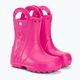 Crocs Handle Rain Boot Bambini rosa confetto wellingtons 4