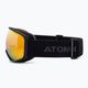 Atomic Count S Stereo occhiali da sci nero/giallo stereo 4