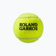 Palline da tennis Wilson Roland Garros Clay Ct 3 pezzi giallo WRT125000 4