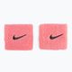 Polsini Nike Swoosh 2 pezzi rosa gaze/grigio petrolio 2