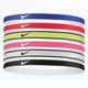 Fasce Nike Tipped Swoosh Sport 2.0 6 pezzi university red/game royal/volt