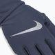 Set berretto + guanti Nike Essential Running da uomo blu tuono/grigio particella/argento 5