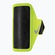 Nike Lean Arm Band Plus banda telefonica da corsa volt/nero/argento 4