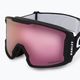 Oakley Line Miner M nero opaco/prizm snow hi pink iridium occhiali da sci 5