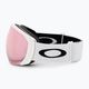 Oakley Flight Path L bianco opaco/prizm snow hi pink iridium occhiali da sci 4