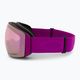 Oakley Flight Deck M opaco ultra purple/prizm snow hi pink irridium occhiali da sci 4