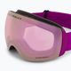 Oakley Flight Deck M opaco ultra purple/prizm snow hi pink irridium occhiali da sci 5