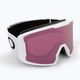 Oakley Line Miner L bianco opaco/prizm oro rosa iridium occhiali da sci