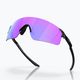 Occhiali da sole Oakley Evzero Blades nero opaco/viola Prizm 9