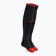 Calze da sci Lenz Heat Sock 5.1 Toe Cap Regular Fit antracite/rosso