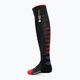 Calze da sci Lenz Heat Sock 5.1 Toe Cap Regular Fit antracite/rosso 2