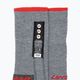 Calze da sci Lenz Heat Sock 5.1 Toe Cap Slim Fit grigio/rosso 3