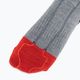 Calze da sci Lenz Heat Sock 5.1 Toe Cap Slim Fit grigio/rosso 4