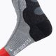 Calze da sci Lenz Heat Sock 5.1 Toe Cap Slim Fit grigio/rosso 5