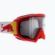 Occhiali da ciclismo Red Bull SPECT Whip rosso lucido/bianco/flash trasparente