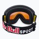 Red Bull SPECT Rush nero opaco/nero/arancio rosso a specchio/rosso occhiali da sci da neve 3