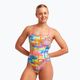 Funkita costume da bagno intero con spalline, poka palm, donna 2