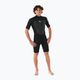 Uomo Rip Curl Omega 2mm Back Zip Springsuit Swim Foam Nero 4