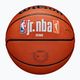 Wilson NBA JR Fam Logo Autentico Outdoor marrone basket dimensioni 7 5