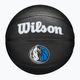Pallone da basket Wilson per bambini NBA Team Tribute Mini Dallas Mavericks nero taglia 3