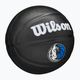 Pallone da basket Wilson per bambini NBA Team Tribute Mini Dallas Mavericks nero taglia 3 2