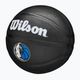 Pallone da basket Wilson per bambini NBA Team Tribute Mini Dallas Mavericks nero taglia 3 3