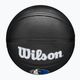 Pallone da basket Wilson per bambini NBA Team Tribute Mini Dallas Mavericks nero taglia 3 5