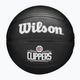 Pallone da basket Wilson per bambini NBA Team Tribute Mini Los Angeles Clippers nero taglia 3
