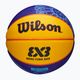 Pallacanestro per bambini Wilson Fiba 3X3 Mini Paris 2004 blu/giallo misura 3