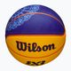 Pallacanestro per bambini Wilson Fiba 3X3 Mini Paris 2004 blu/giallo misura 3 4