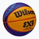 Wilson Fiba 3x3 Game Ball Paris Retail basket 2024 blu/giallo misura 6 2