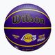 Wilson NBA Player Icon Outdoor basket Lebron blu dimensioni 7 5