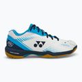 Scarpe da badminton da uomo YONEX 65 Z3 bianco/blu oceano 2