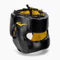 Everlast Elite Lea Headgear casco da boxe da uomo nero EV 720