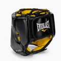 Everlast Elite Lea Headgear casco da boxe da uomo nero EV 720 3