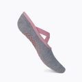 Calze da yoga antiscivolo grigie da donna Gaiam 63755 2