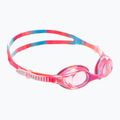 Occhialini da nuoto TYR Swimple Tie Dye Non-Mirrored rosa/rosa/bianco per bambini