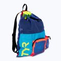 TYR Big Mesh Mummy Swim Bag 40 l blu/giallo 3