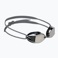 Occhiali da nuoto TYR Tracer-X Racing Mirrored argento/nero