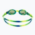 Occhialini da nuoto TYR Swimple Tie Dye Mirrored oro/verde/blu per bambini 4