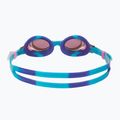 Occhialini da nuoto TYR Swimple Tie Dye Mirrored viola/turchese/viola per bambini 4
