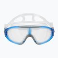 Maschera da nuoto TYR Orion trasparente/blu/grigio 2