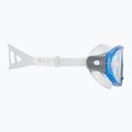Maschera da nuoto TYR Orion trasparente/blu/grigio 3