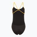 Costume intero donna TYR Hexa Cutoutfit nero/oro 2