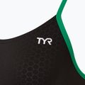 Costume intero da donna TYR Hexa Cutoutfit nero/verde 3