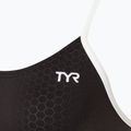 Costume intero donna TYR Hexa Cutoutfit nero/bianco 3