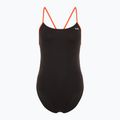 Costume intero donna TYR Hexa Cutoutfit nero/arancione